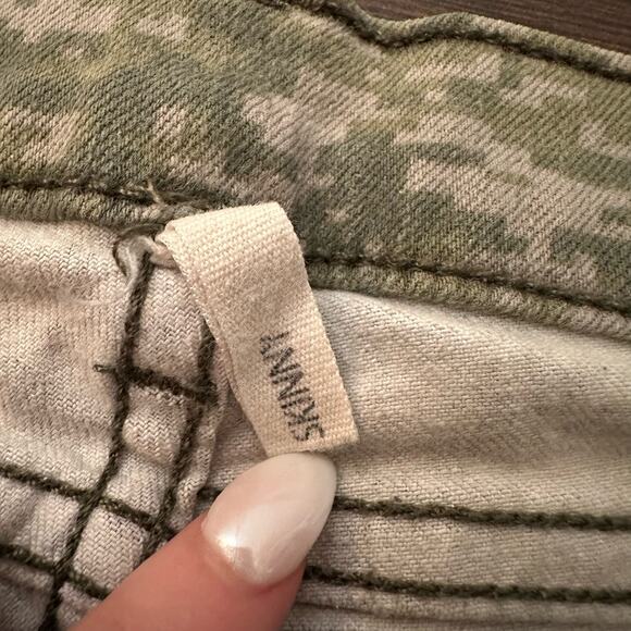 Rag & Bone green army pattern skinny jeans size 31 - Picture 7 of 13